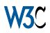 Logo del W3C que enlaza con sus p&aacute;ginas.