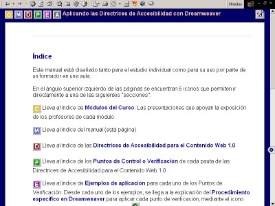 im�gen de la parte superior de la p�gina �ndice del manual.