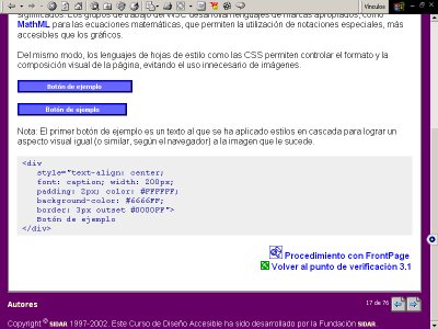 Im&aacute;gen de parte de la p&aacute;gina en la que se exponen ejemplos de malas pr&aacute;cticas.