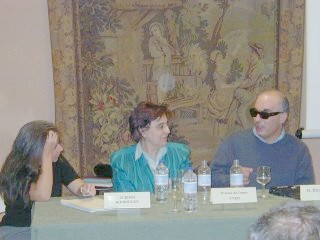 Aurora Rodr&iacute;guez, Elena Del Campo y Ricardo Abad.