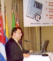 Jorge Fernandes durante su intervenci&oacute;n.