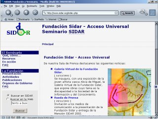vista de una p&aacute;gina sin la aplicaci&oacute;n de una hoja de estilo personal.